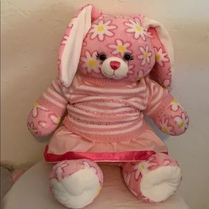 Build a bear Daisy print bunny
